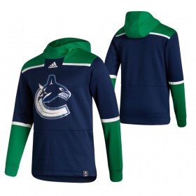 Miesten NHL Vancouver Canucks Blank 2020-2021 Reverse Retro Pullover Hooded Sweatshirt